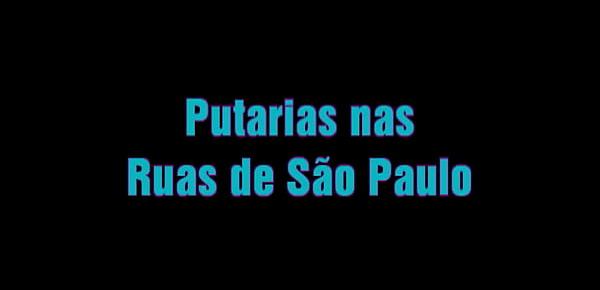  Duas Ninfetinhas se Exibindo nas Ruas Movimentadas de São Paulo